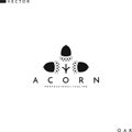 Acorn logo template